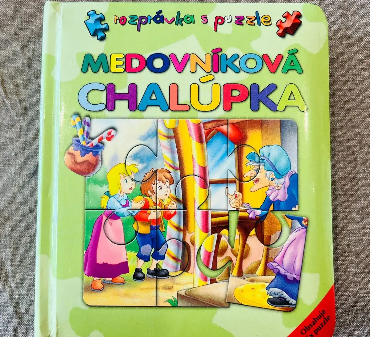 Medovníková chalúpka - kniha s puzzle
