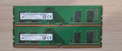 2x Micron 4GB DDR4 2400MHz MTA4ATF51264AZ-2G3B1