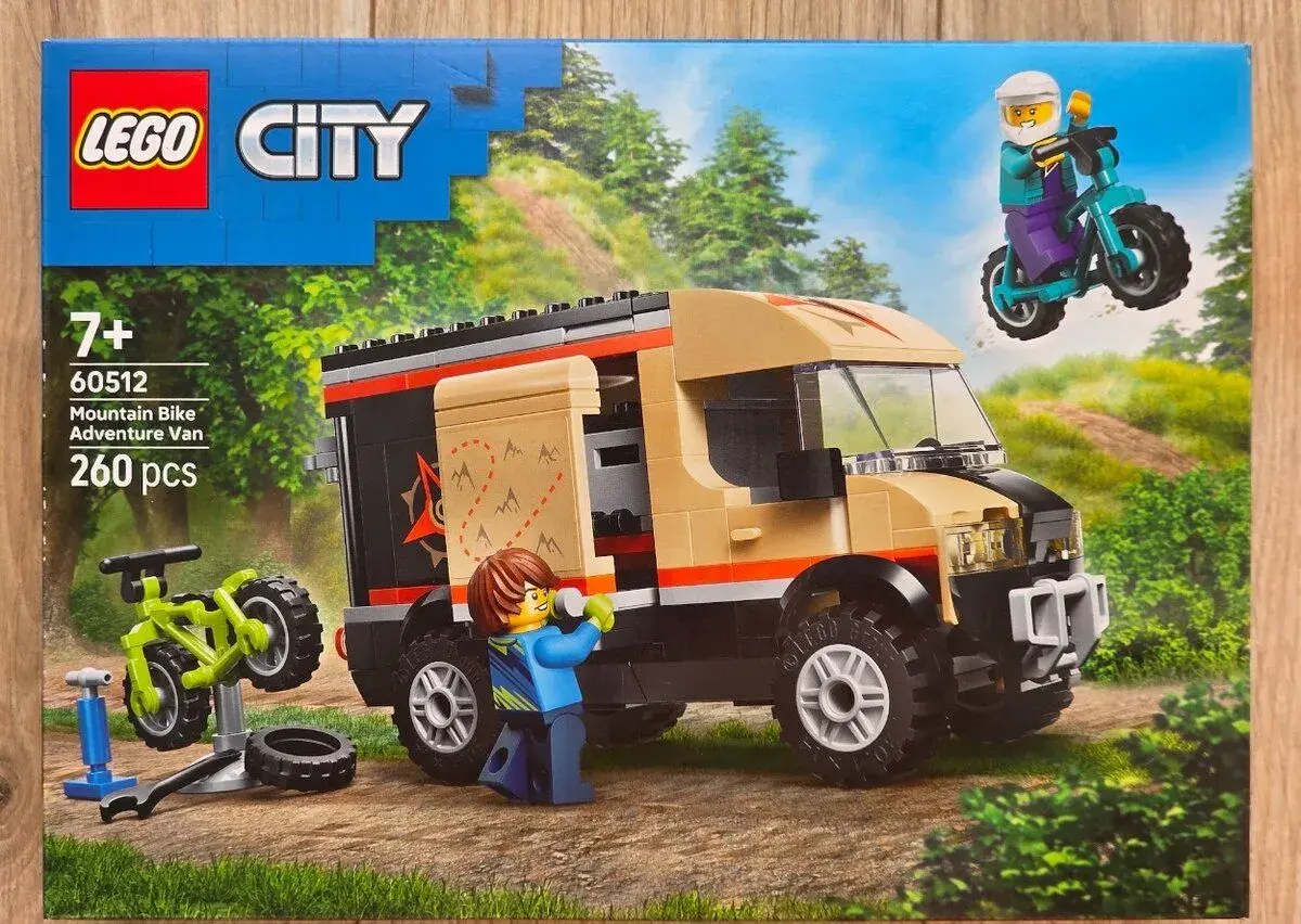 Lego City 60512 Dobrodružná dodávka s horskými bicyklami