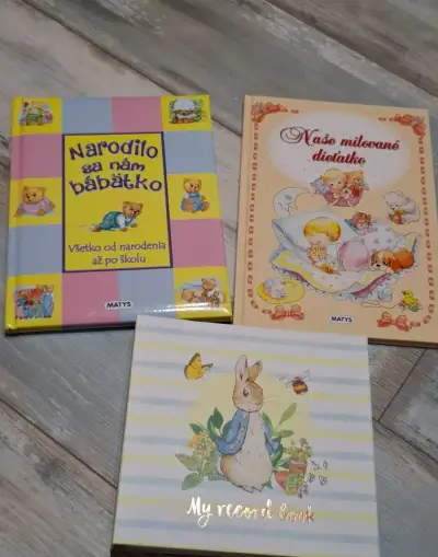 Knižky pre bábätko pamätné na 1 rok