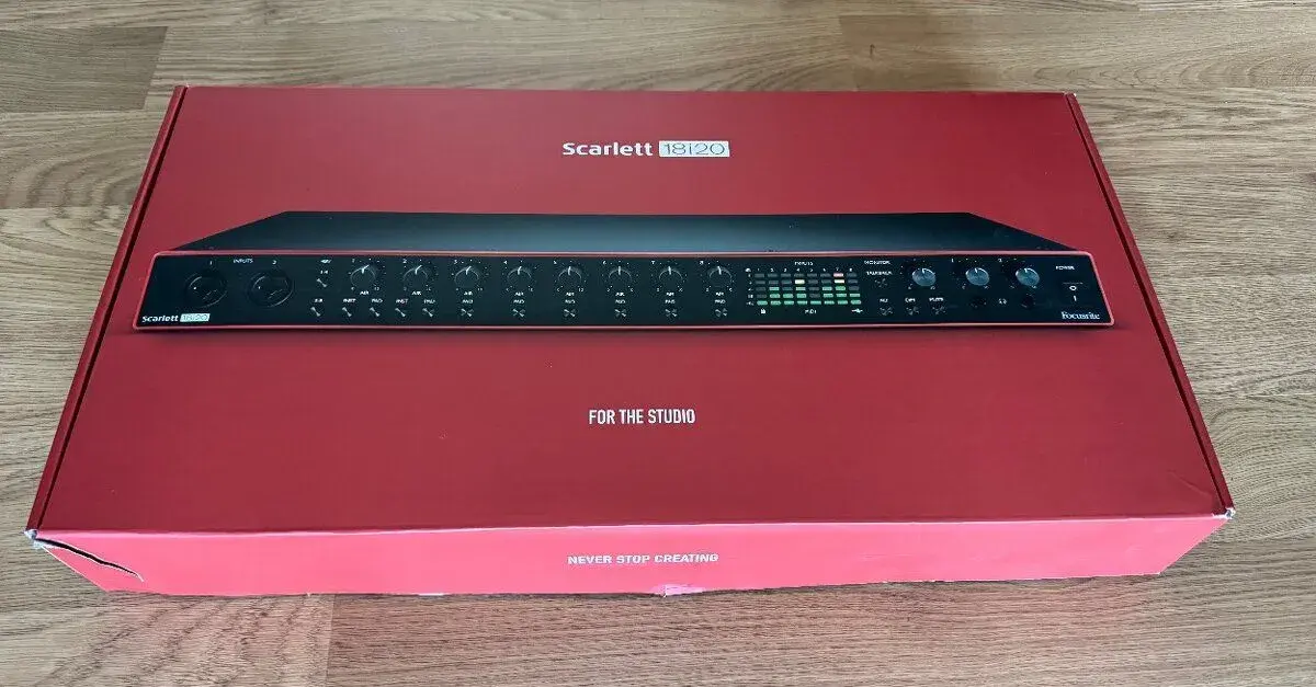 Focusrite Scarlett 18i20 3rd Gen – NOVÁ, nevybalená