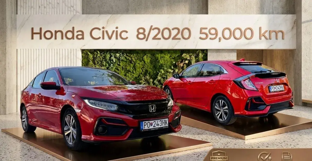 Honda Civic – 2020, 59 000 km