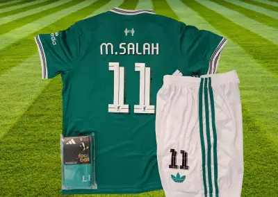 detský dres Salah Liverpool FC 25/26 zelený 115-135cm