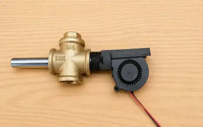 dymbox pohon - ventilátor 5015 + regulácia