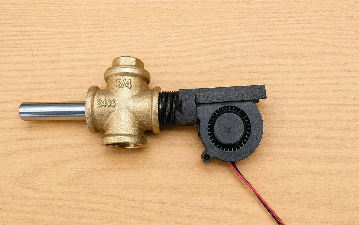 dymbox pohon - ventilátor 5015 + regulácia