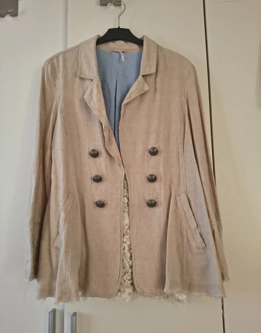 Štýlové dámske Boho sako ľan, Free people