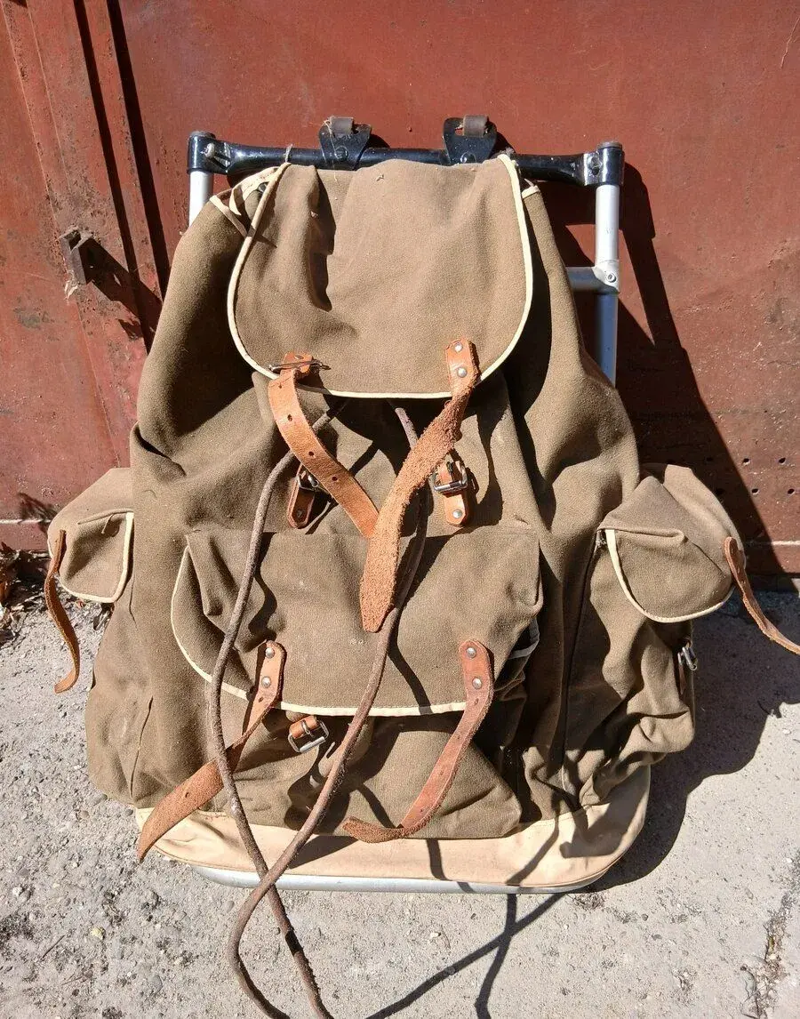 Turistický batoh - retro krosná, veľké