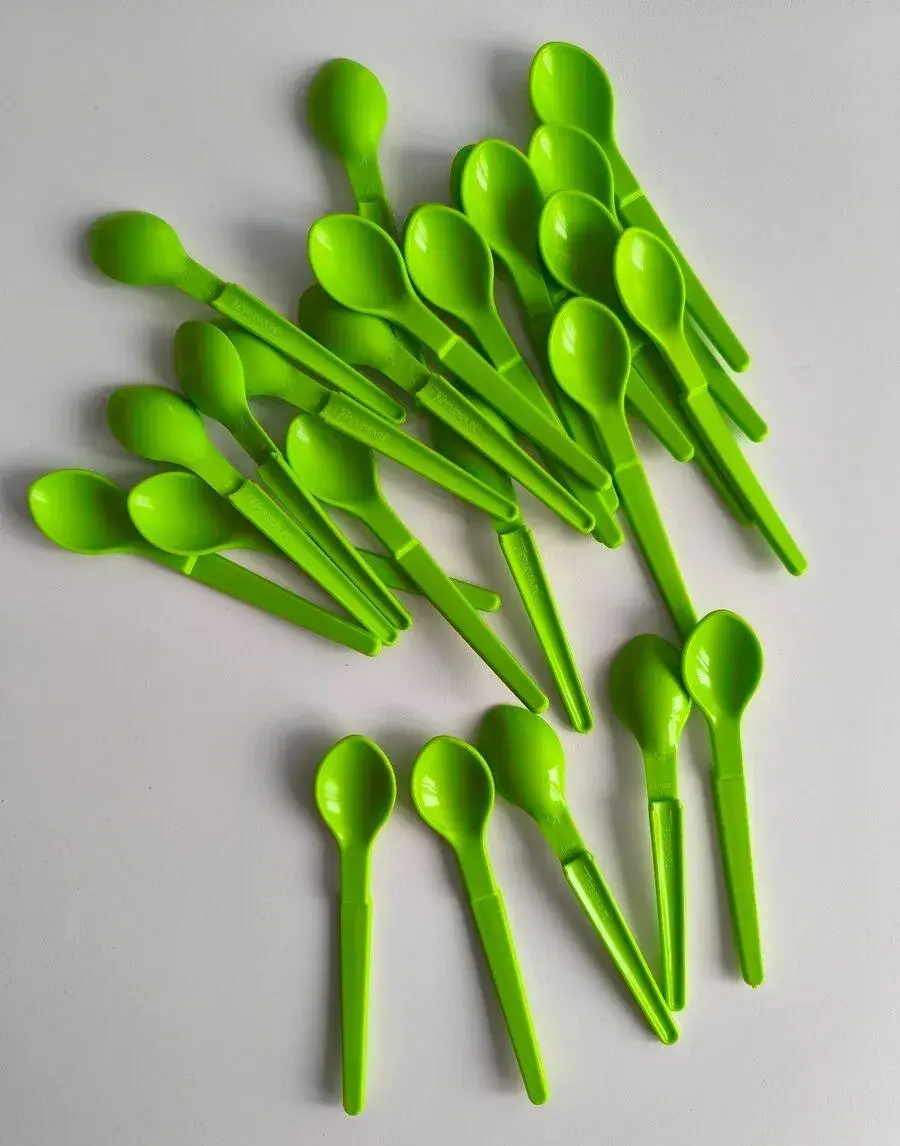 Tupperware lyžičky závesné, 25ks zelené, nové