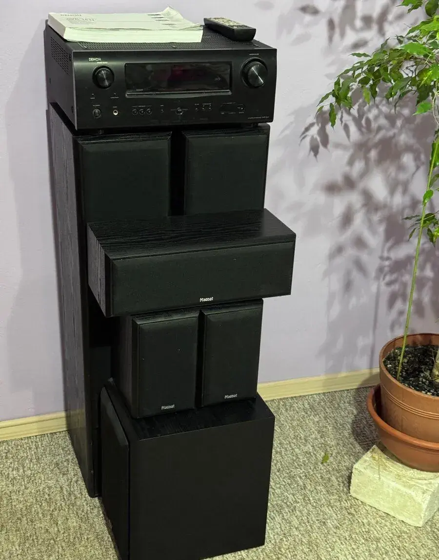 Domáce kino 5.1 Denon + Magnat Monitor Supreme – stav