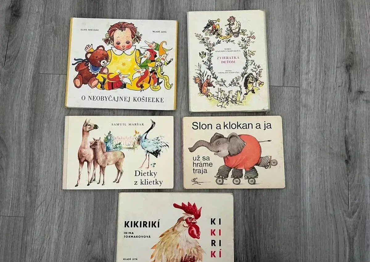 Staršie detské knižky a leporelá – rôzne tituly