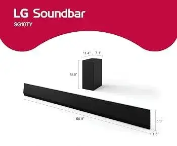 Soundbar LG SG10TY čierny