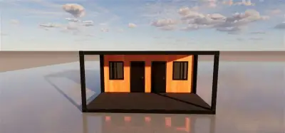 Záhradná chatka 2izby s terasou