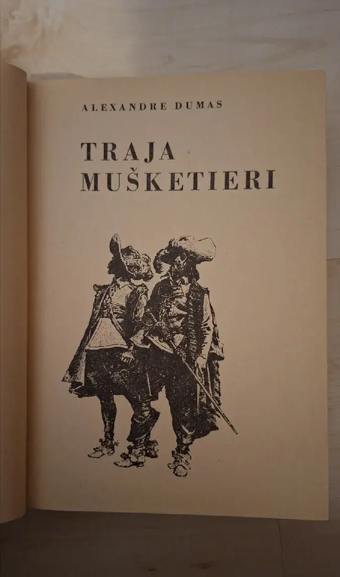 Traja Mušketieri (retro kniha z r.1970)