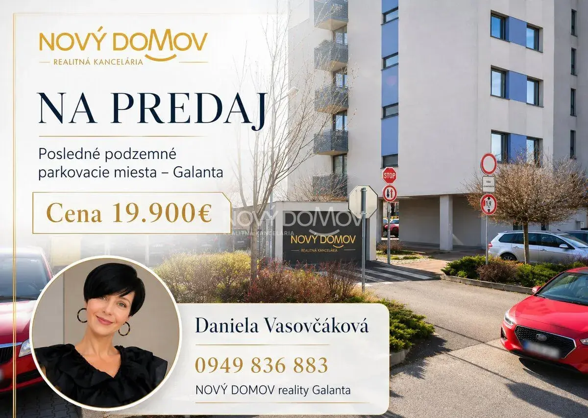 PREDAJ - parkovacie stánie - podzemná garáž