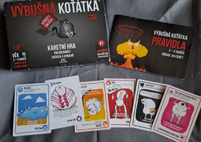 Spoločenská hra Výbušná koťátka (Přisprostlá edice)