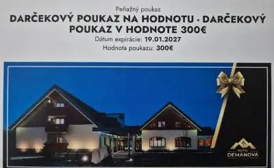 Hotel Demänová darčekový poukaz