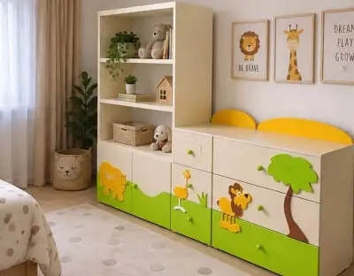 Kvalitný detský nábytkový set so zvieratkami – Meblik