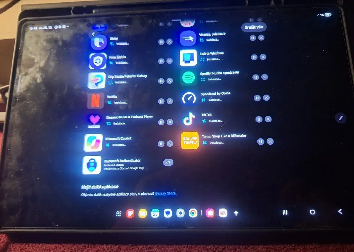 Tablet Samsung galaxy tab s8