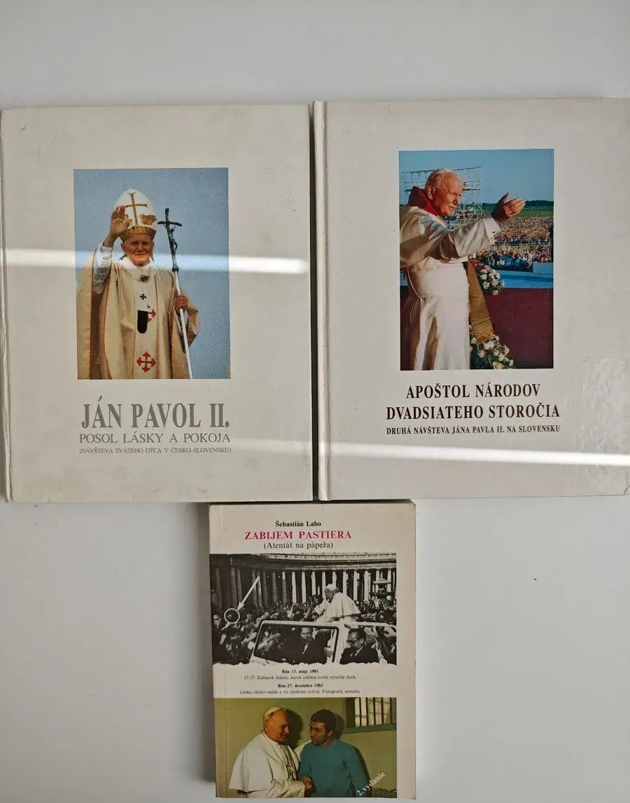 Pápež Ján Pavol II. - 3 knihy za 3€