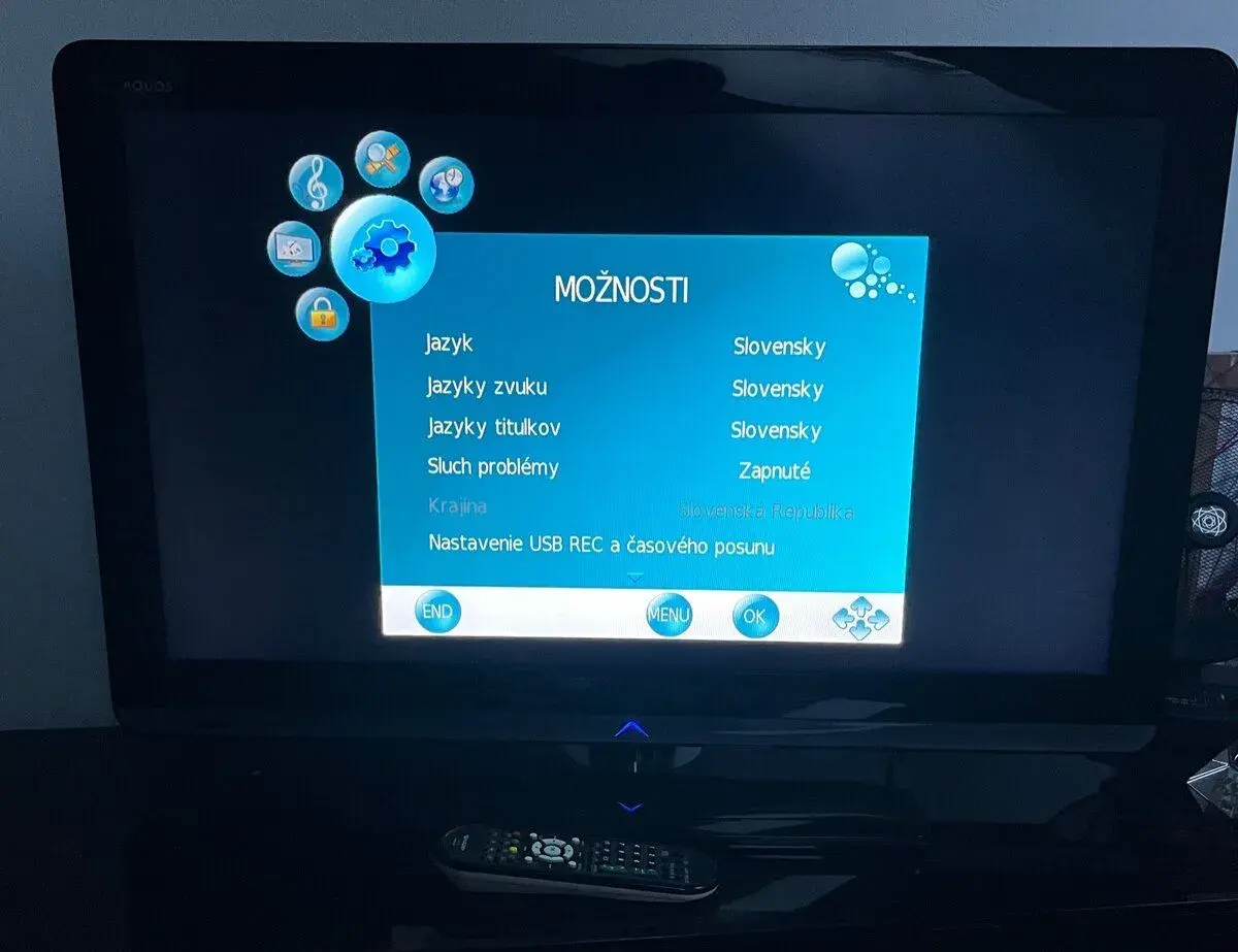 Sharp televízor