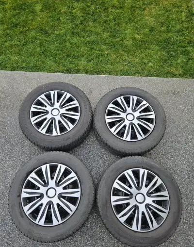 Zimné komplety - plechové disky + pneumatiky 215/60 R16