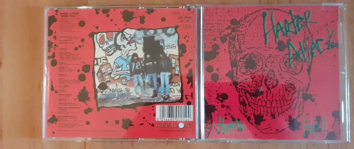 metal CD - HARTHER ATTACK - Human Hell