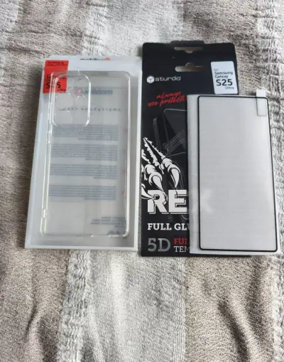 Obal zadný plus ochranné sklo na Samsung S25 ultra