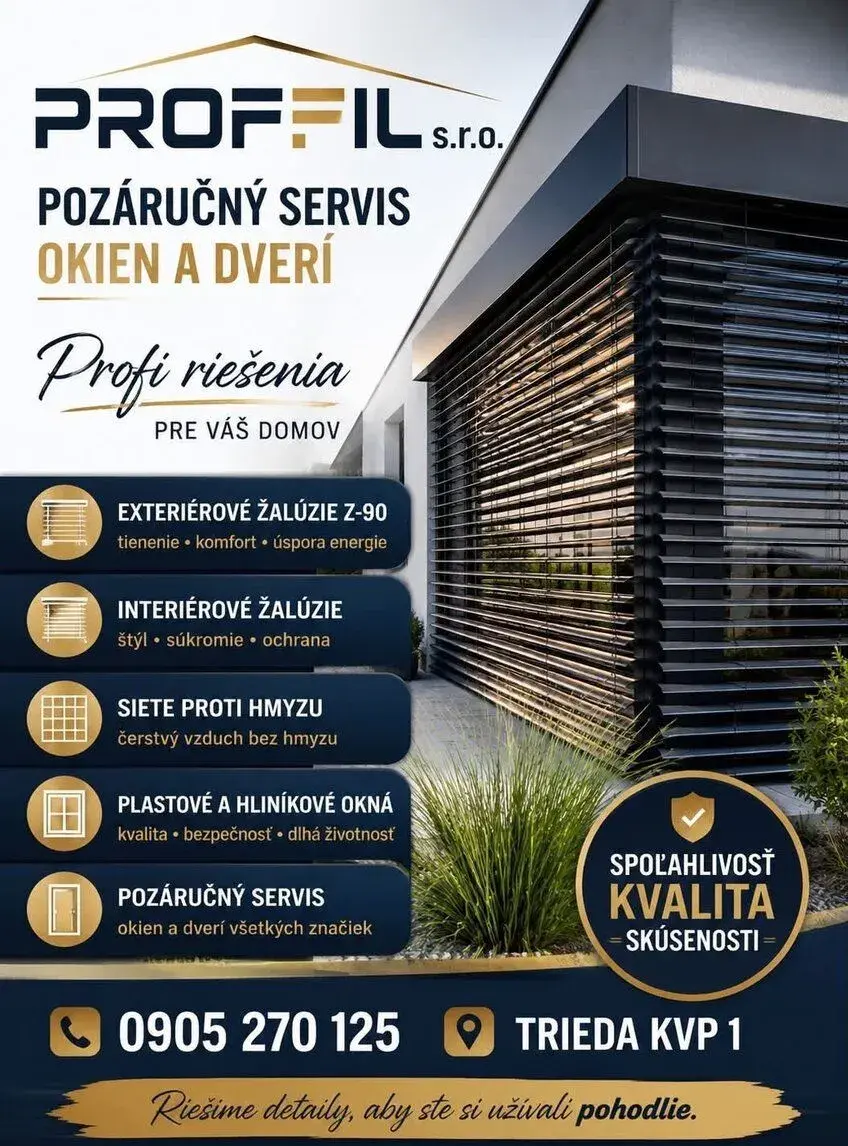 PROFESIONÁLNY SERVIS OKIEN A DVERÍ