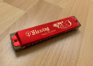 Vintage ústna harmonika Blessing – tremolo - RETRO