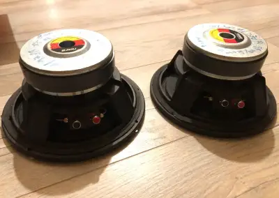 2 x Nova 8” 150w, 97db, 55-4000hz, 8ohm