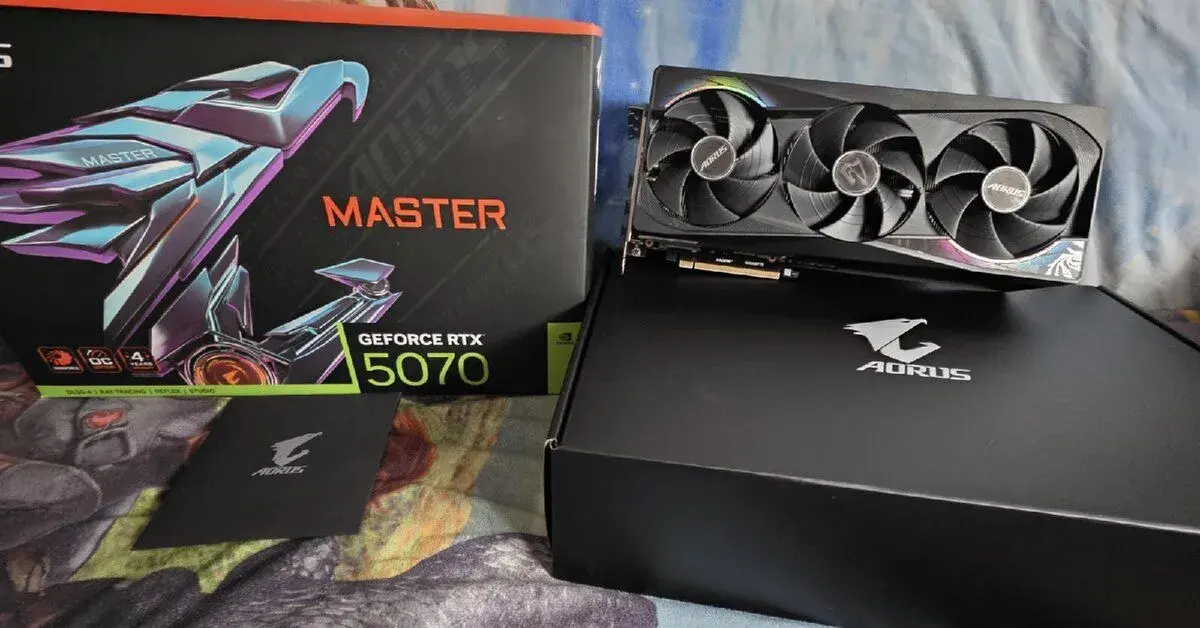 Rtx 5070 gigabyte aorus master