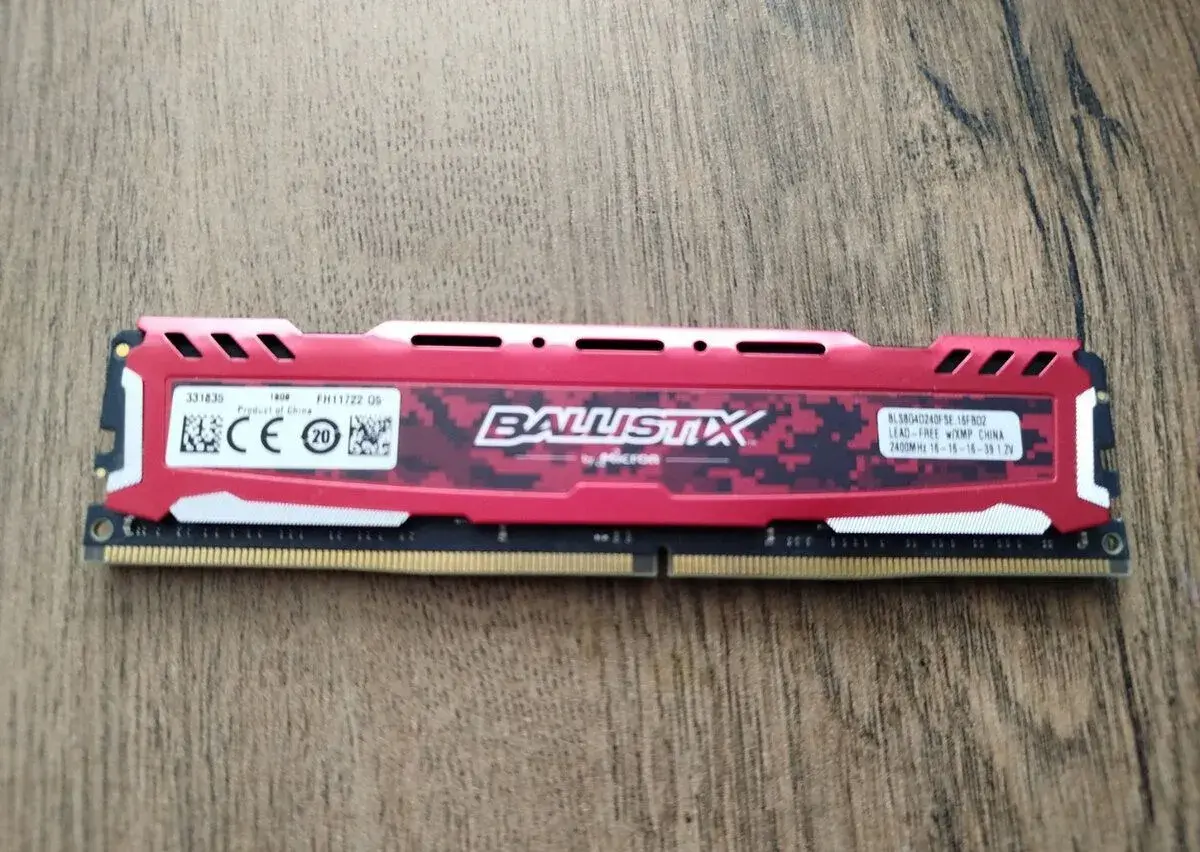 DDR4 8GB 2400MHz Crucial Ballistix