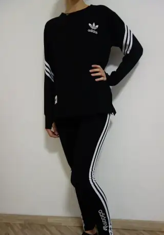 adidas teplakova suprava cierna nov.a