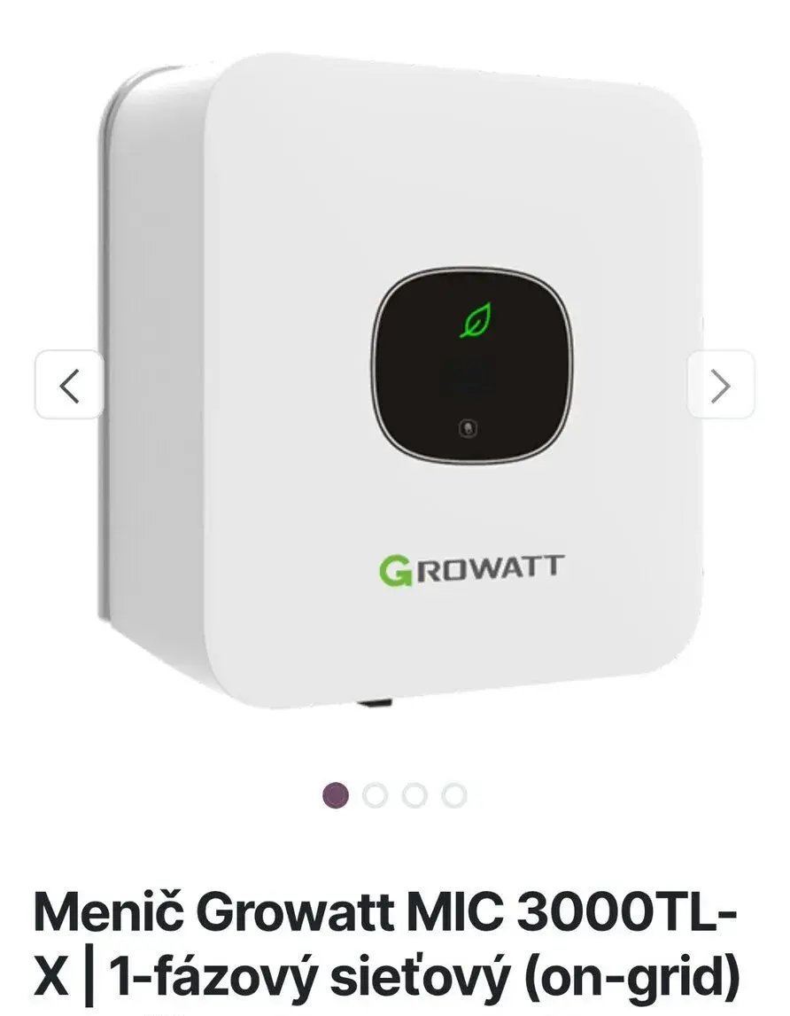 Menič Growatt mic 3000tl-x