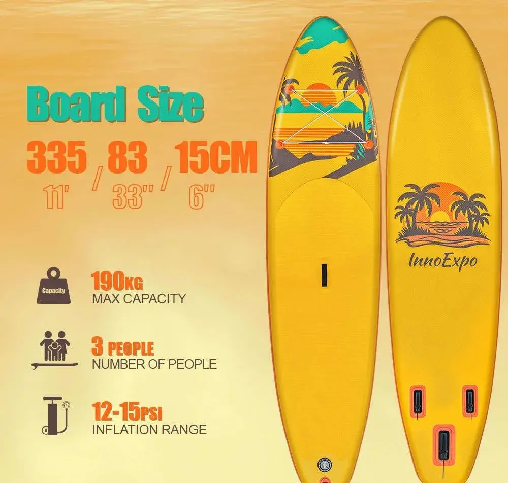 Paddleboard oranzove odtiene expo