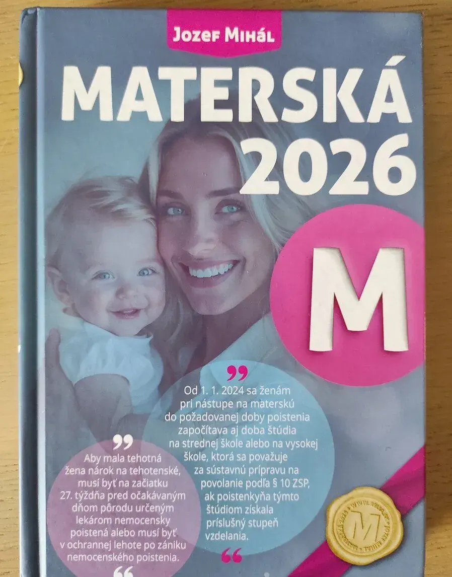 Knihu Materská 2026 - autor Jozef Mihál