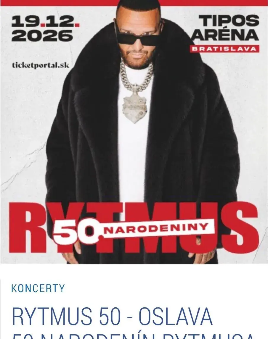 RYTMUS 50 - OSLAVA 50.NARODENÍN RYTMUSA