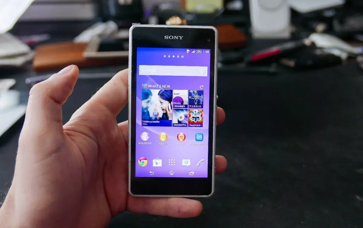 Sony Xperia Z1 Compact biela