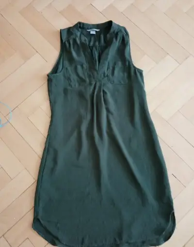 Tmavozelena bluzka H&M, vel.XS