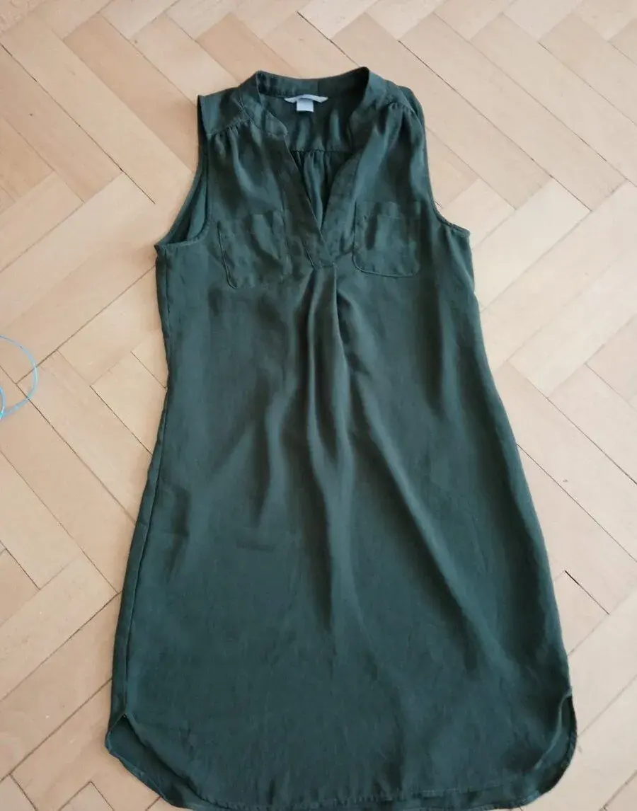 Tmavozelena bluzka H&M, vel.XS