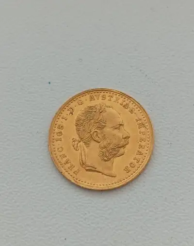 Mince zlatý dukat 1873 F.J.