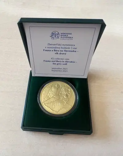 Minca 5€ 2021 VLK DRAVÝ