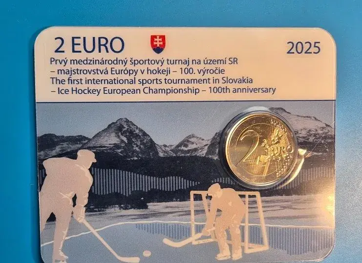 COINCARD 2€ Prvý medzinárodný turnaj hokej