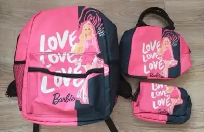 Nový dievčenský školský batoh/ sada Barbie