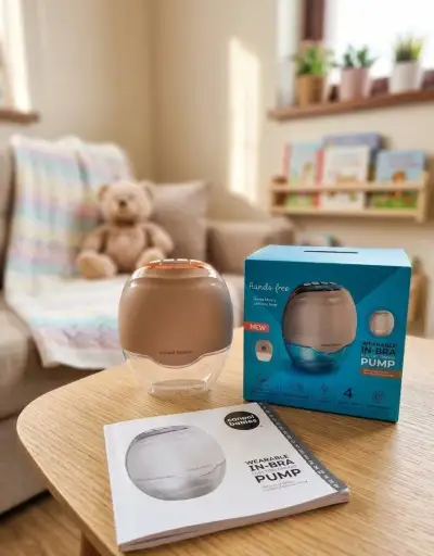 Elektrická odsávačka Canpol babies Hands-Free – komplet bale