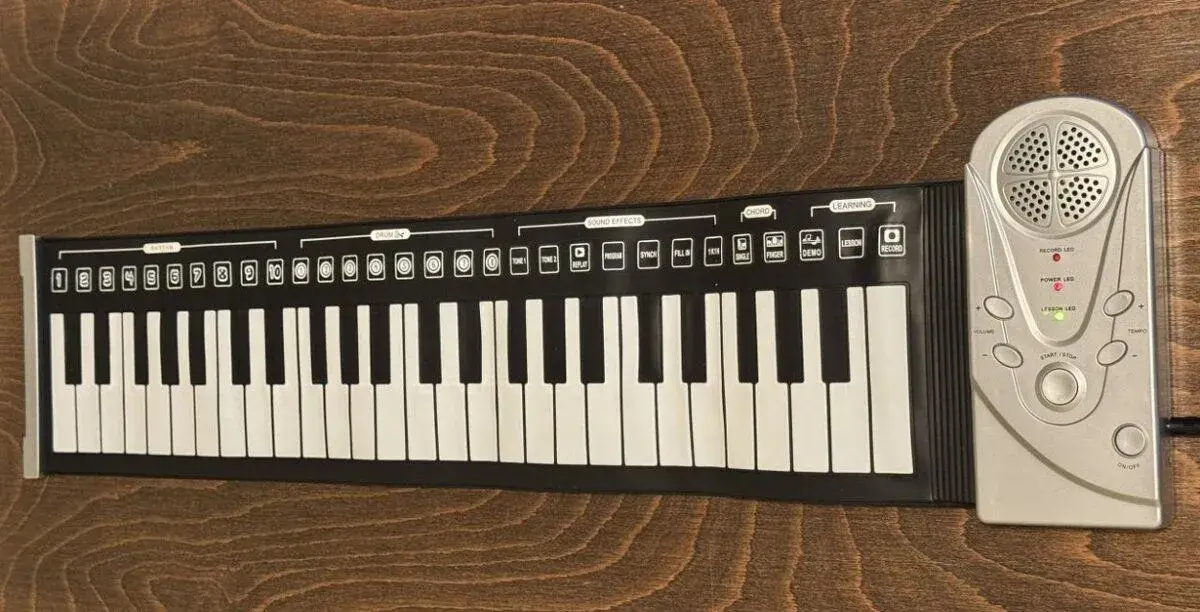 Zrolovateľné piano