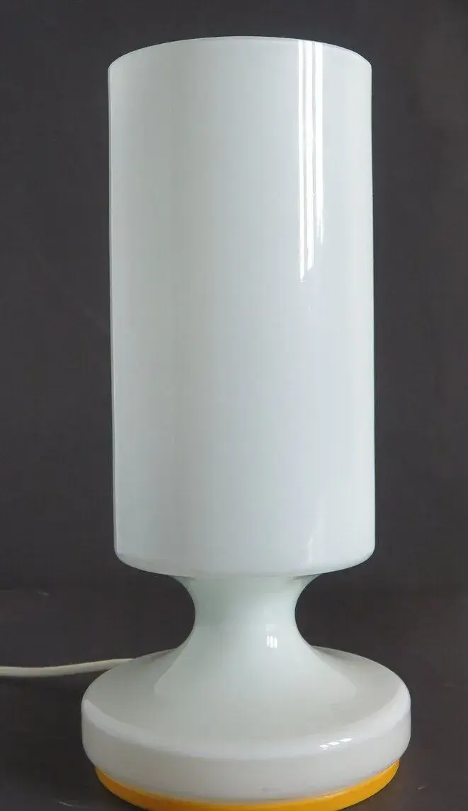 Retro sklenená stolová Lampa ČSSR Tabery