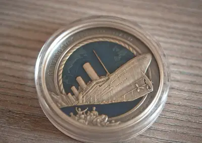 strieborna minca Remembering the RMS Titanic 3 Oz