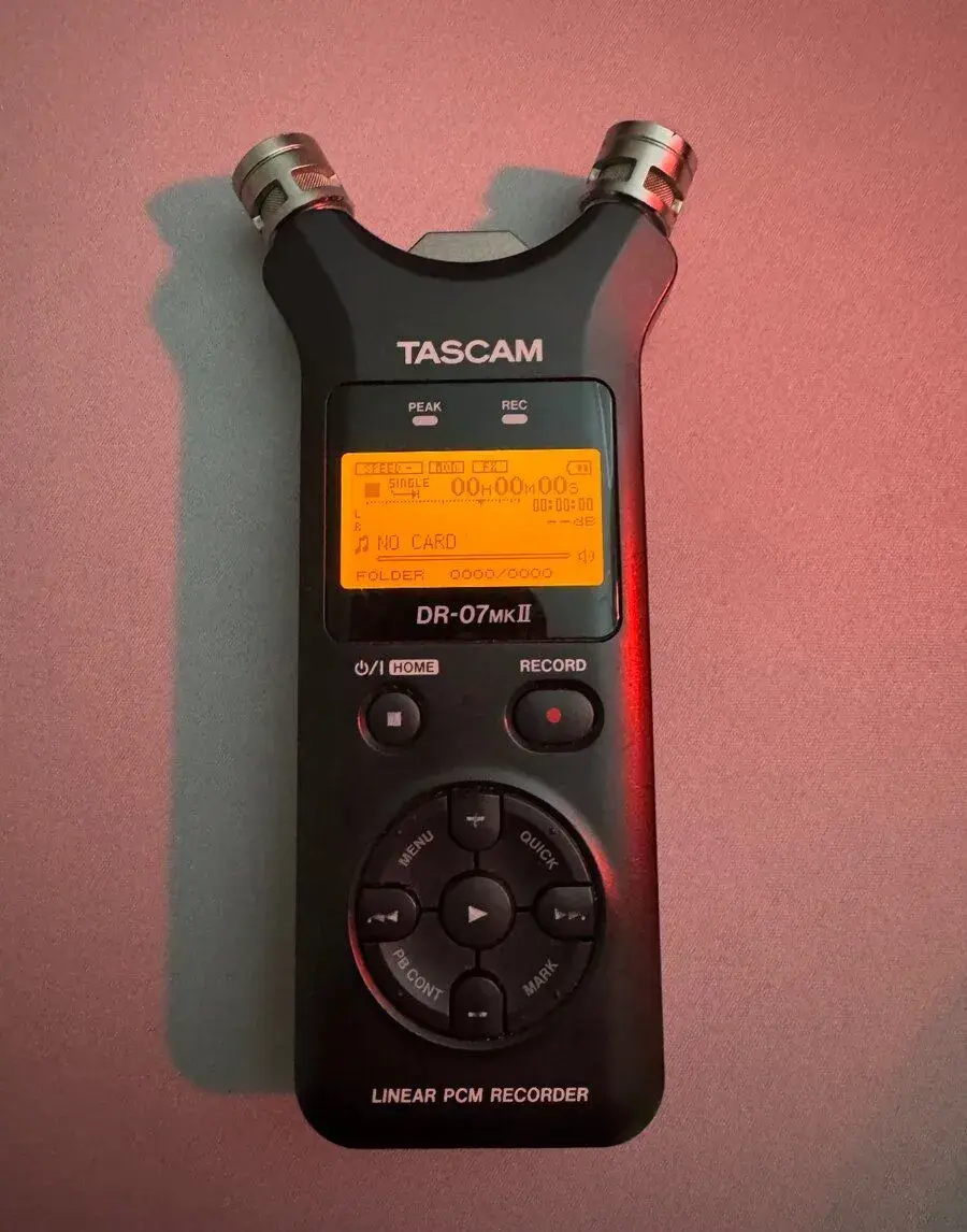 TASCAM DR-07MKII profesionálny audio rekordér
