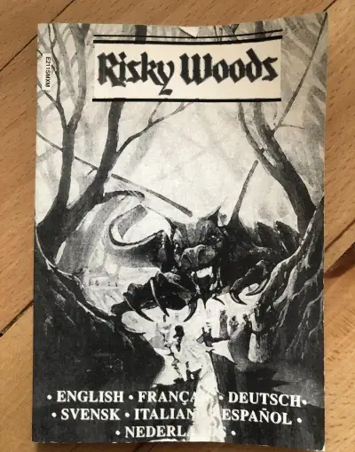 RISKY WOODS - MEGA DRIVE - manual